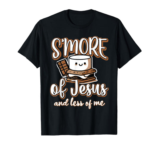 Smore Of Jesus Less Of Me Christian Camper Camping Crew Kids T-Shirt