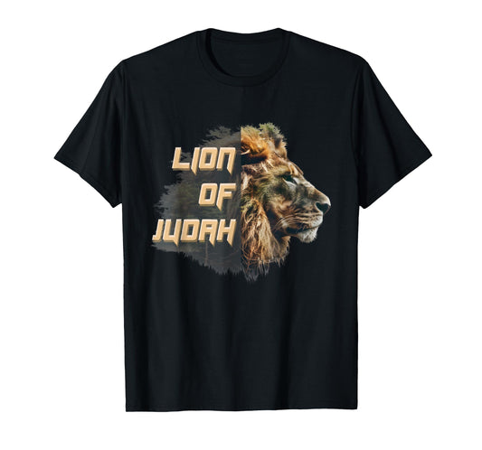 Lion of Judah Religious Christian Gifts for Men Faith T-Shirt