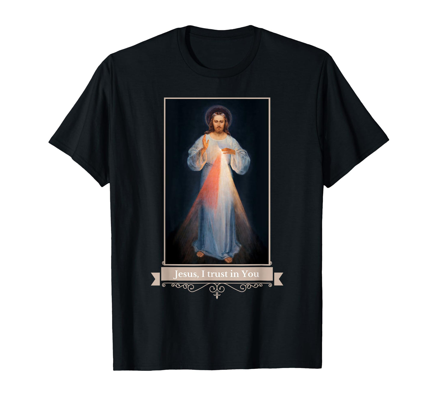 Divine Mercy Jesus I Trust In You Catholic Religious T-Shirt