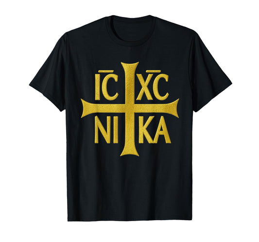 IC XC NIKA Cross Christogram - Eastern Christian T-Shirt