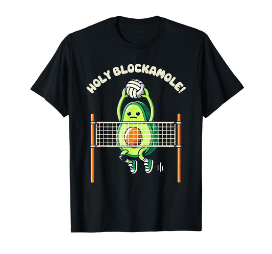Holy Blockamole Volleyball Shirt Avocado Lover Guacamole T-Shirt