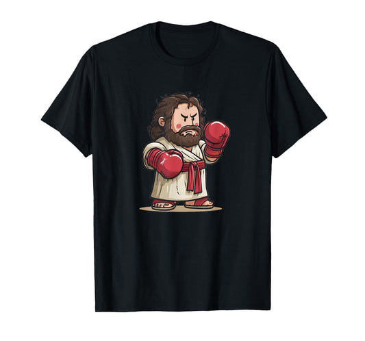 Amazing Jesus with Punching Gloves for Believer T-Shirt