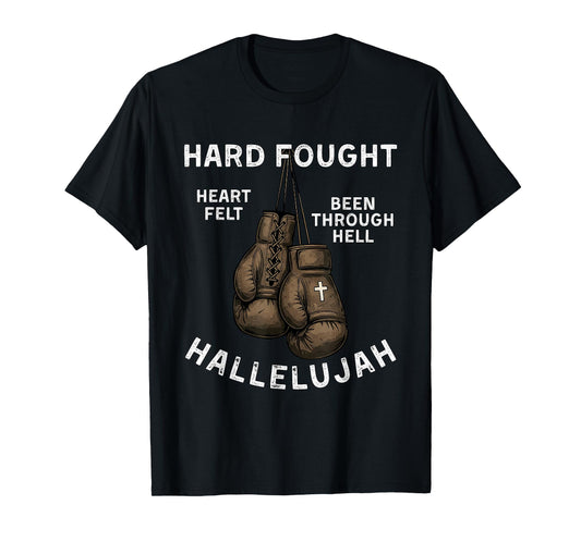 Brandon Hard Fought Hallelujah Praise Jesus Lake Merch T-Shirt