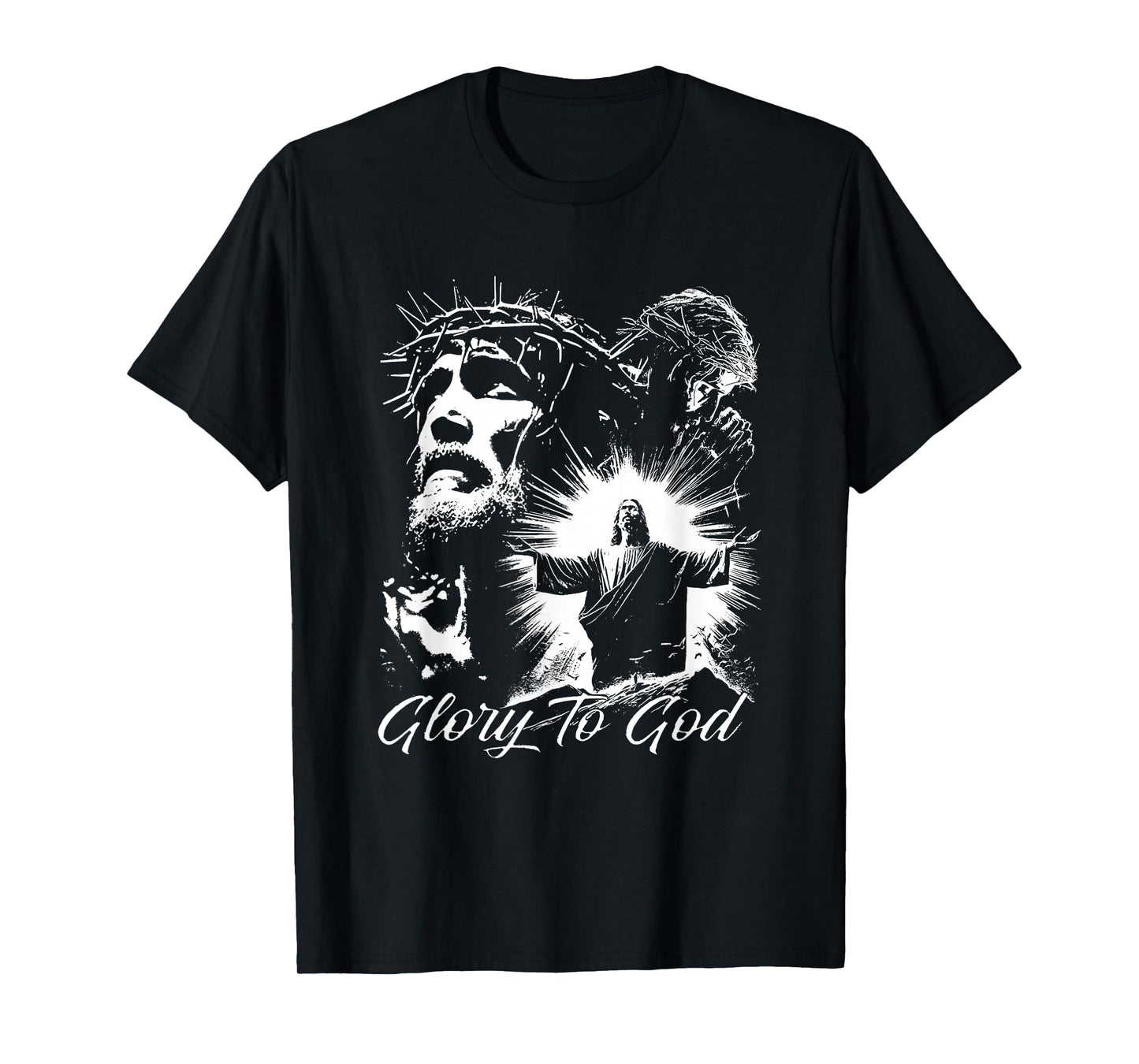 Glory to God Jesus Crown of Thorns T-Shirt