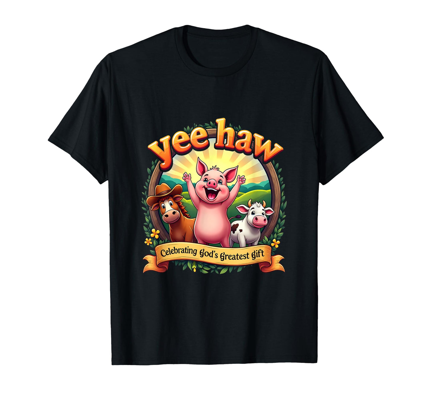 Yee Haw Youth VBS 2025 Celebrating Greatest Camp T-Shirt