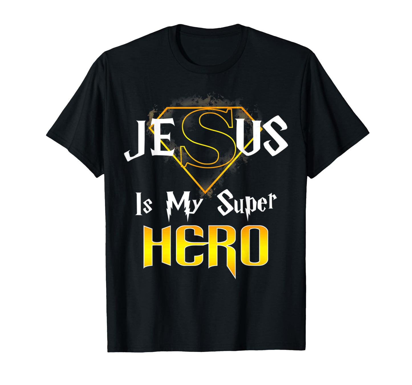 Retro Vintage Jesus Is My Superhero Christian Religious T-Shirt