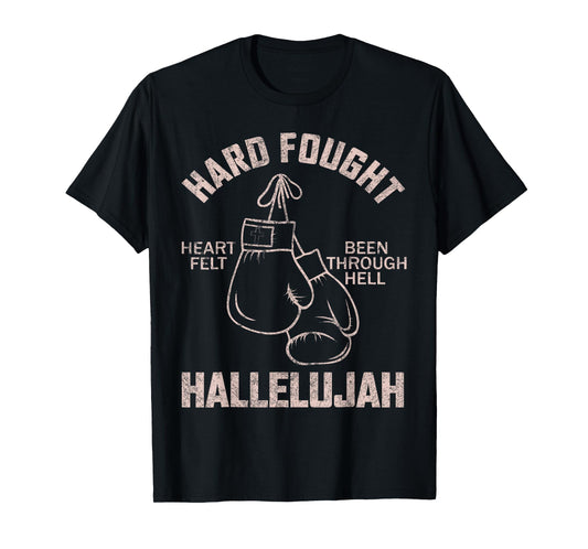 Brandon Hard Fought Hallelujah Praise Jesus Men Women T-Shirt