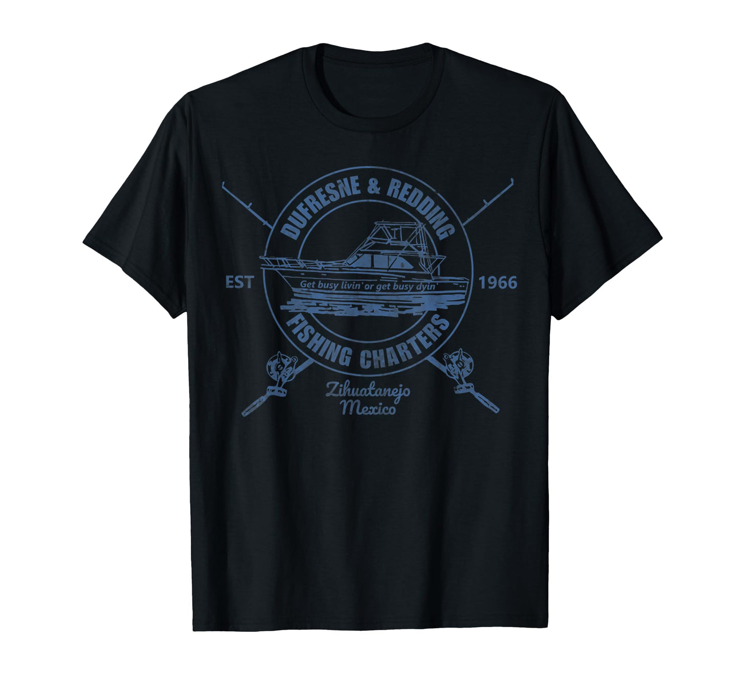 Retro Vintage Dufresne And Redding Fishing Charters Lover T-Shirt