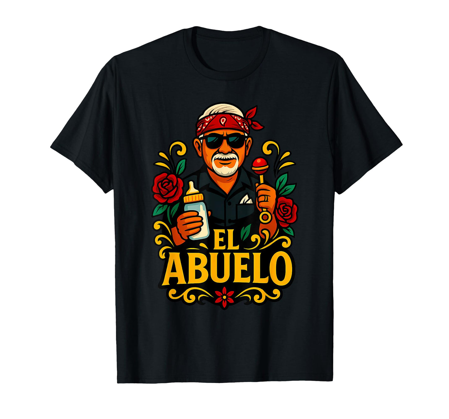 El Abuelo Funny Design for Mexican Grandpas T-Shirt
