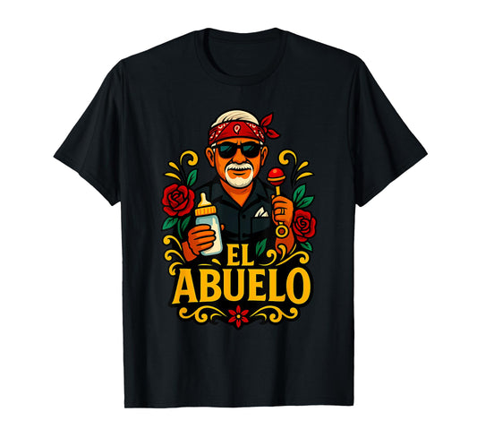 El Abuelo Funny Design for Mexican Grandpas T-Shirt