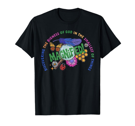 Magnified VBS 2025 Discovering The Bigness Of God Christian T-Shirt