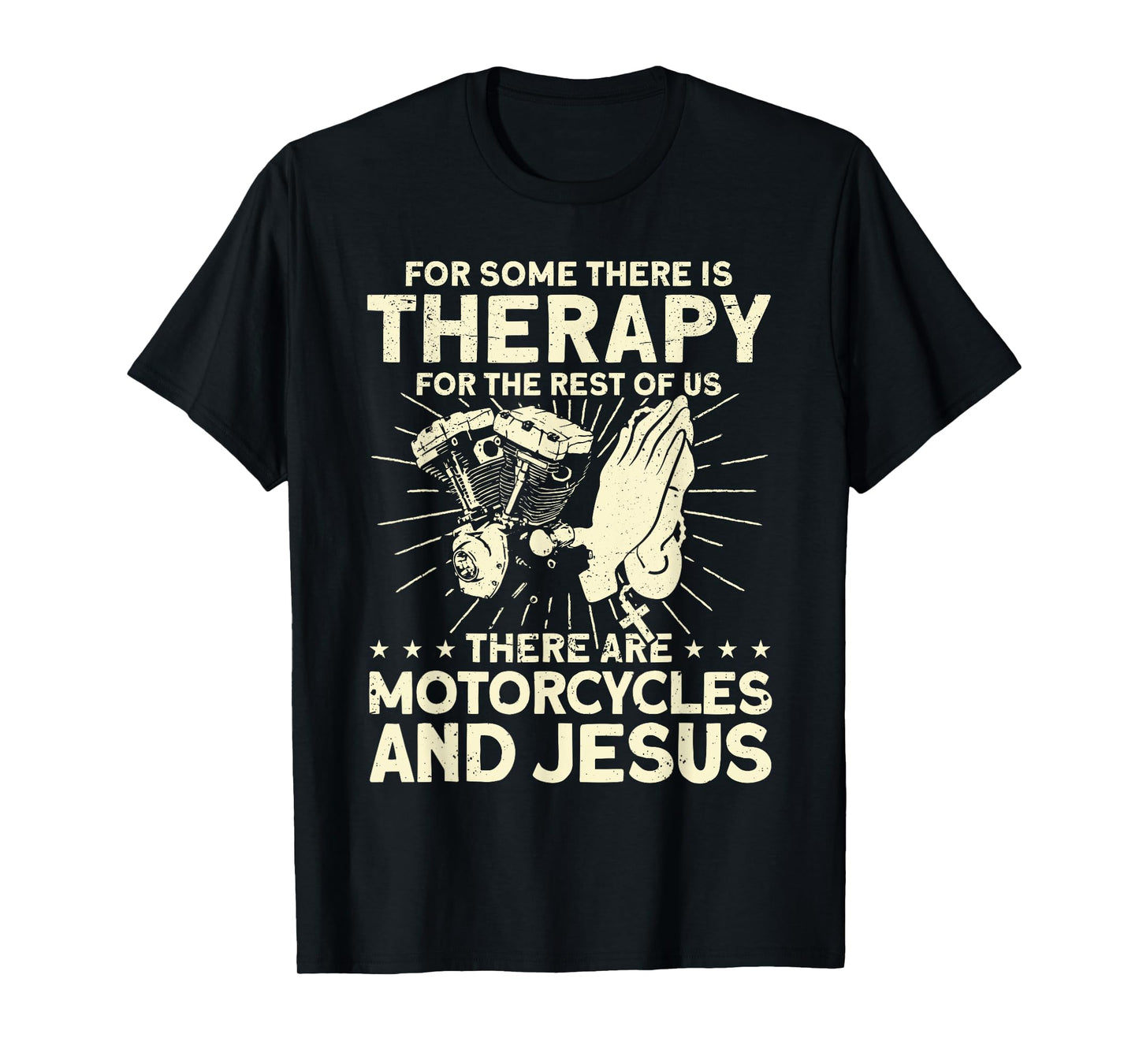 Christian Motorcycle Biker Motorcycles And Jesus Faith T-Shirt