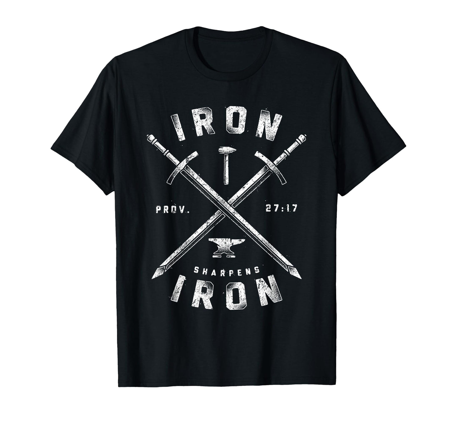 Iron Sharpens Iron - Men Women Athletic T Shirt T-Shirt
