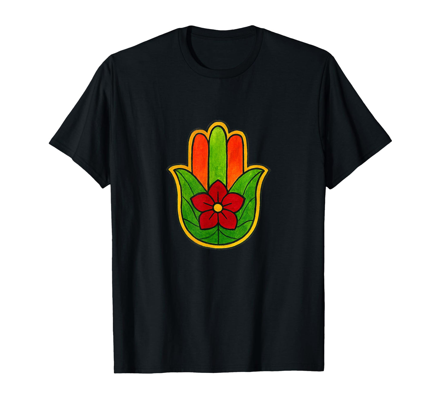 Vintage Hamsa Hand Eye of God Protection Symbol T-Shirt