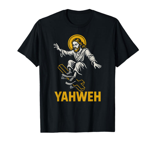 Christian Pop Culture Yahweh Cool Mens Christian Faith T-Shirt
