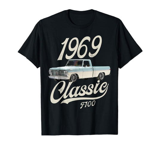 1969 classic f100 blue white T-Shirt