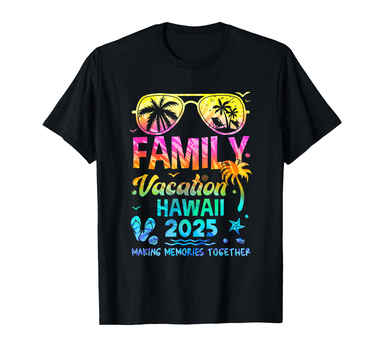 Family Vacation 2025 Hawaii Matching Memories Together T-Shirt