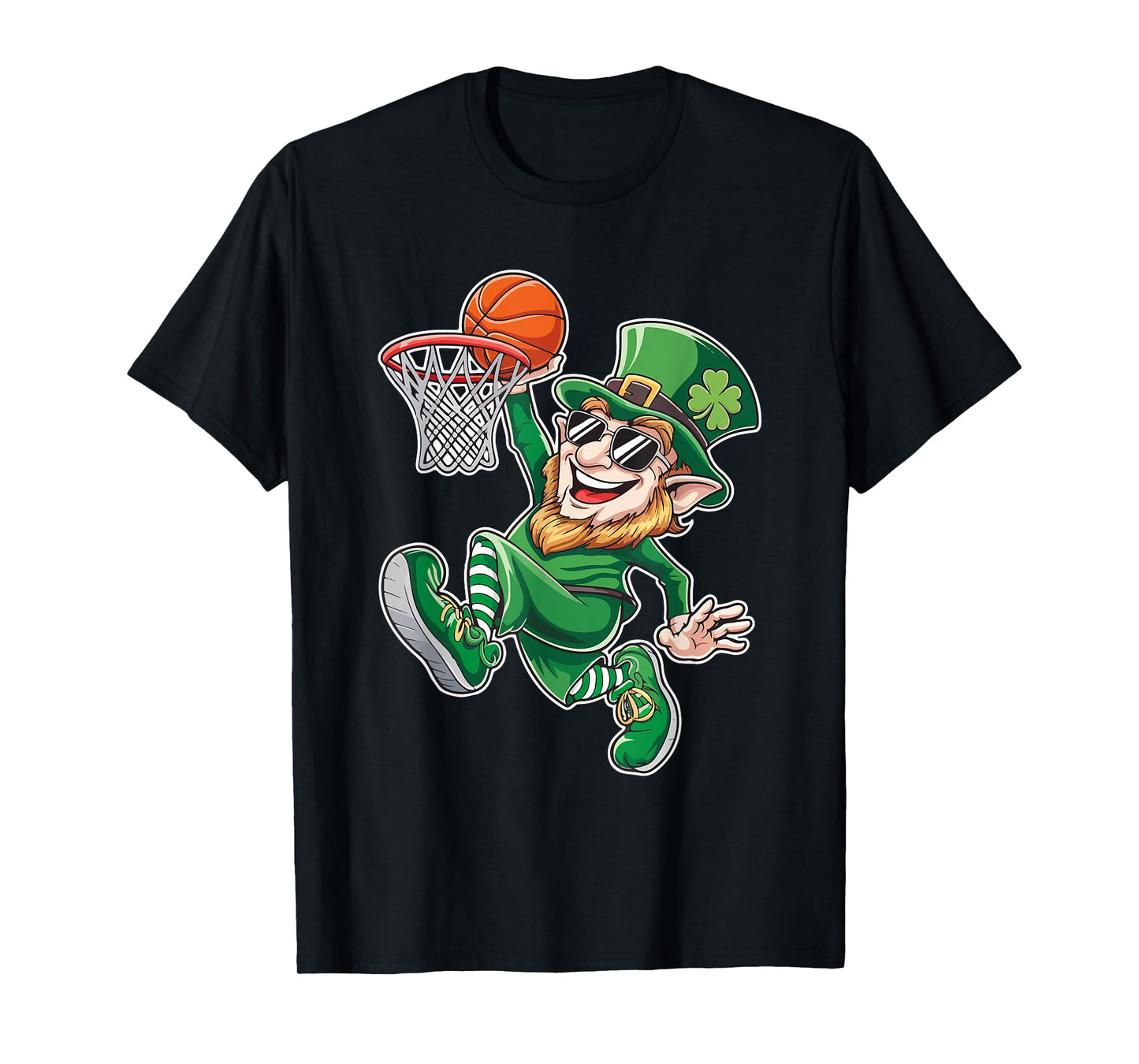 Basketball Leprechaun St. Patrick's Day Funny Player T-Shirt