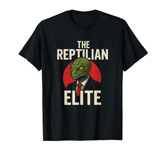 Funny Reptilian Elite Conspiracy Theory for Truth Seekers T-Shirt