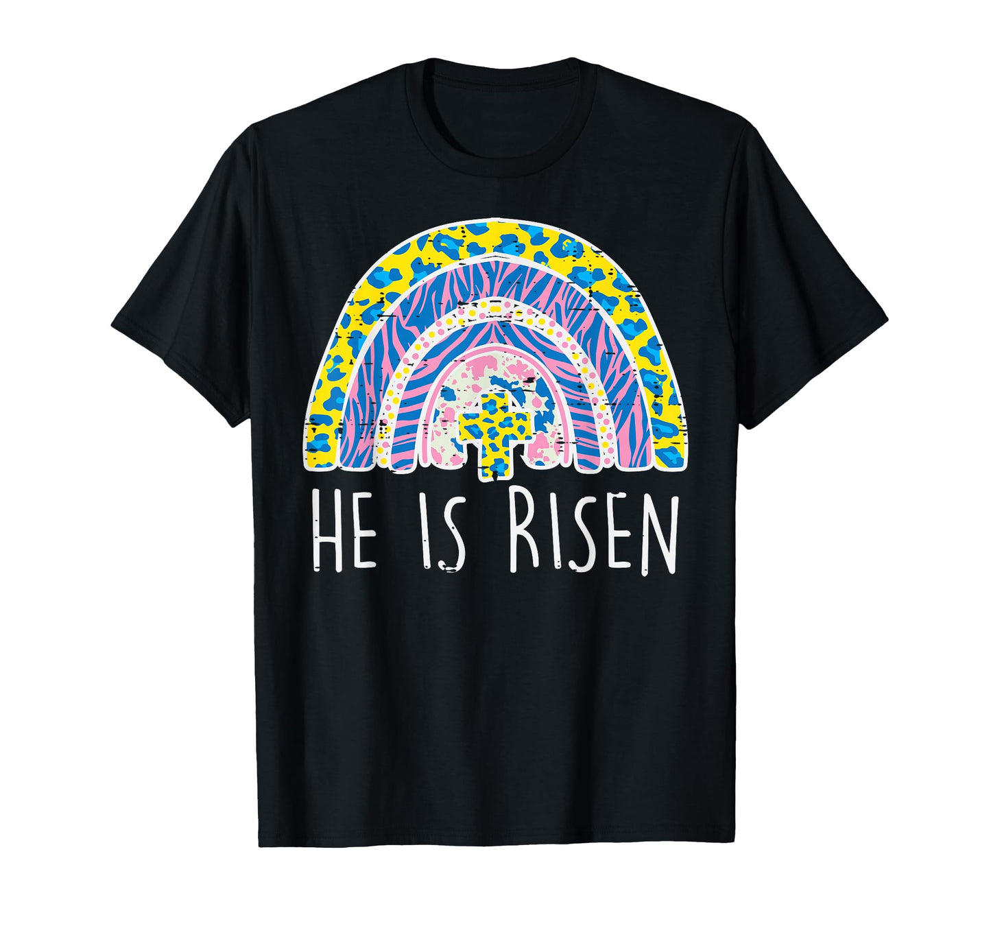 Easter He Is Risen Jesus Religious Christian Women Girls Kid T-Shirt