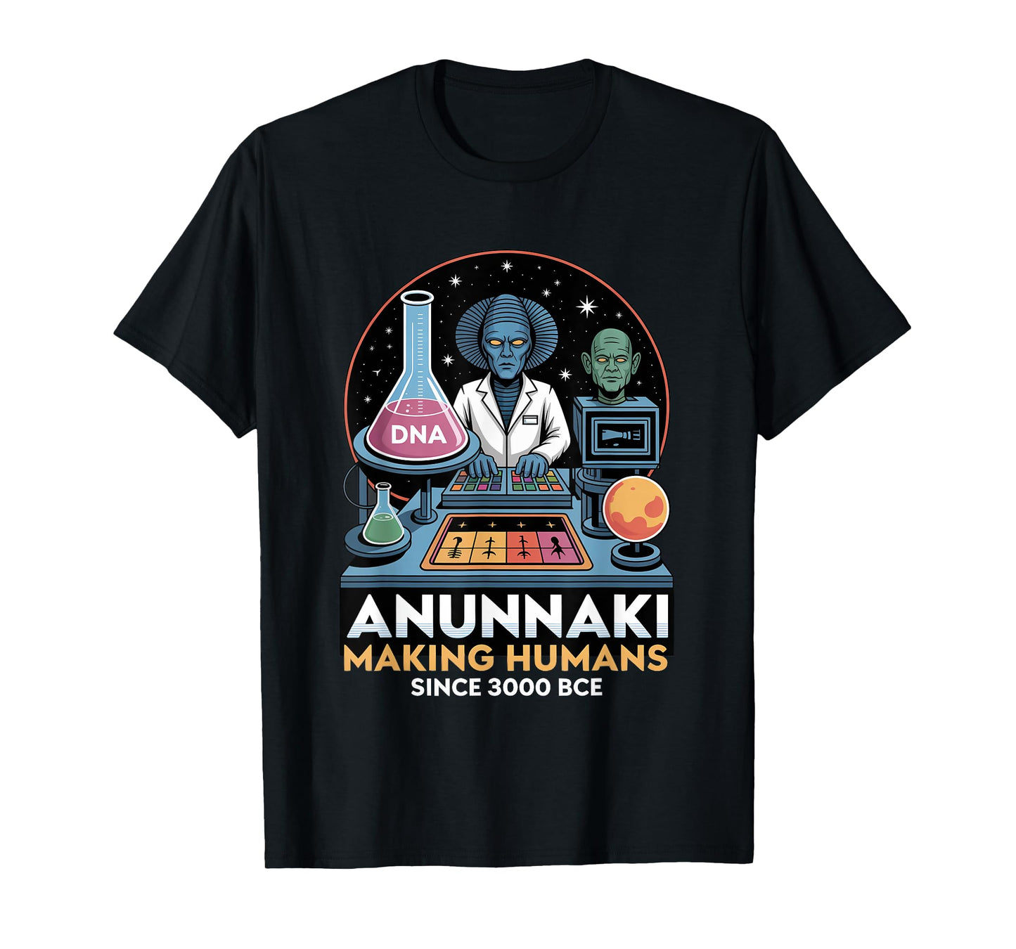 Anunnaki Created Humans Enki Ancient Alien Astronauts T-Shirt