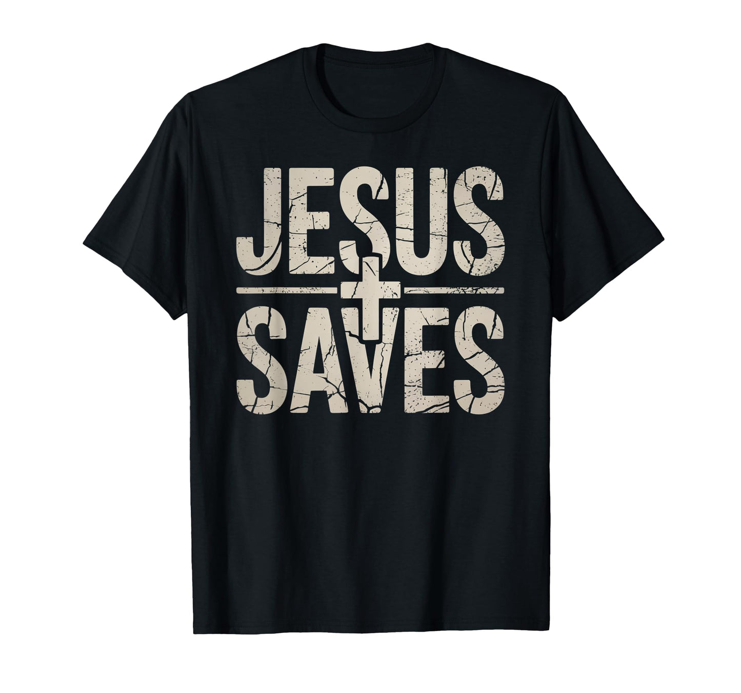 Jesus Saves Cross Christian Religious Faith Mens T-Shirt