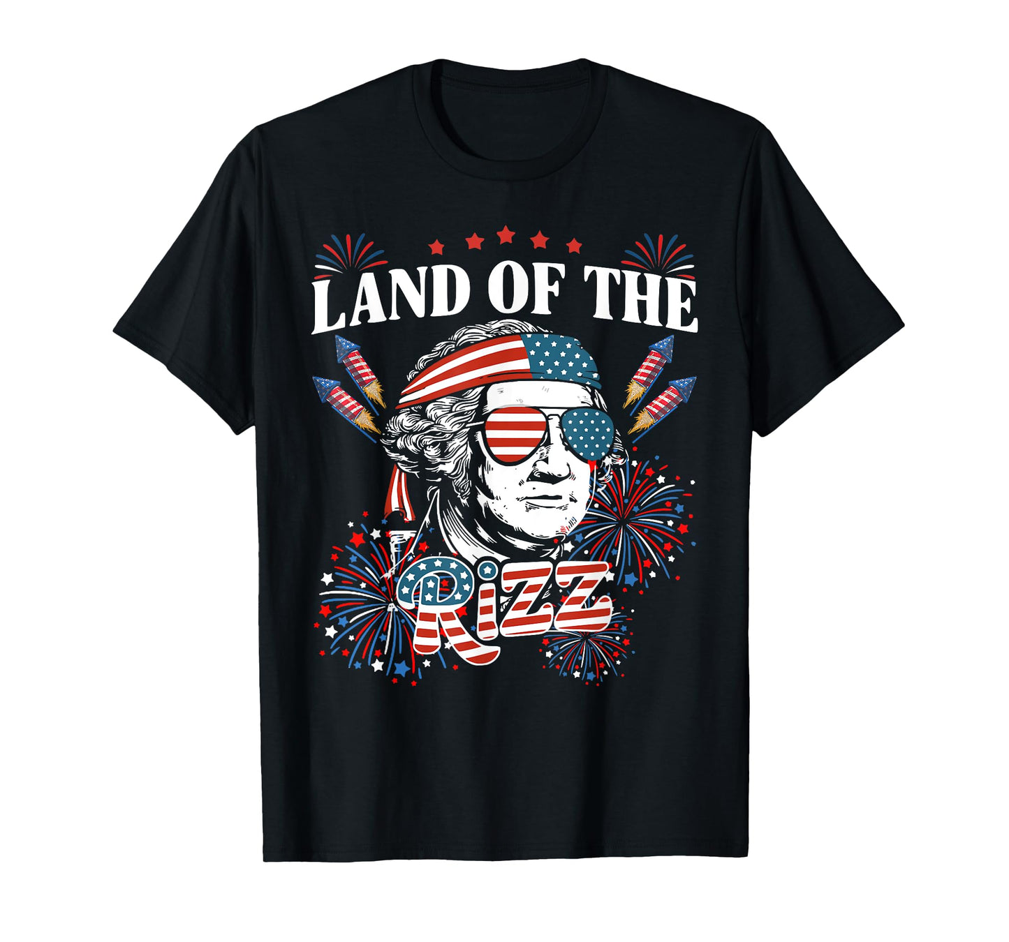 Vintage Land of the Rizz 4th Of July T-Shirt