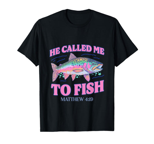 Christian Fishing Shirt Colorful Fish Gift for Anglers T-Shirt