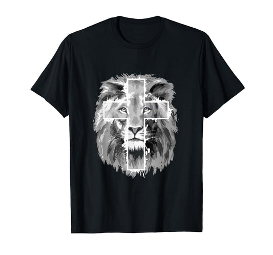 Lion of Judah and Jesus Prayer Christian T-Shirt T-Shirt