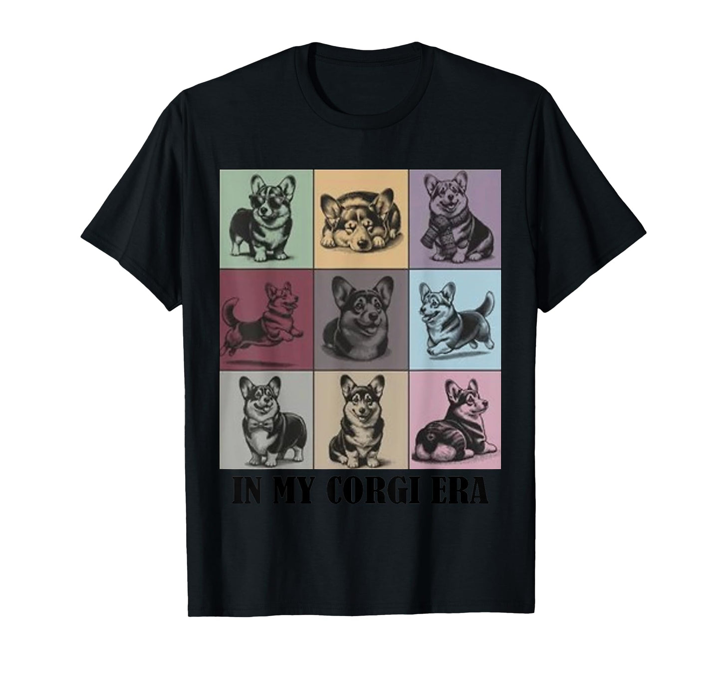 funny Corgi Mom Quote In My Corgi Era Cool Dog Lovers Men Women T-Shirt