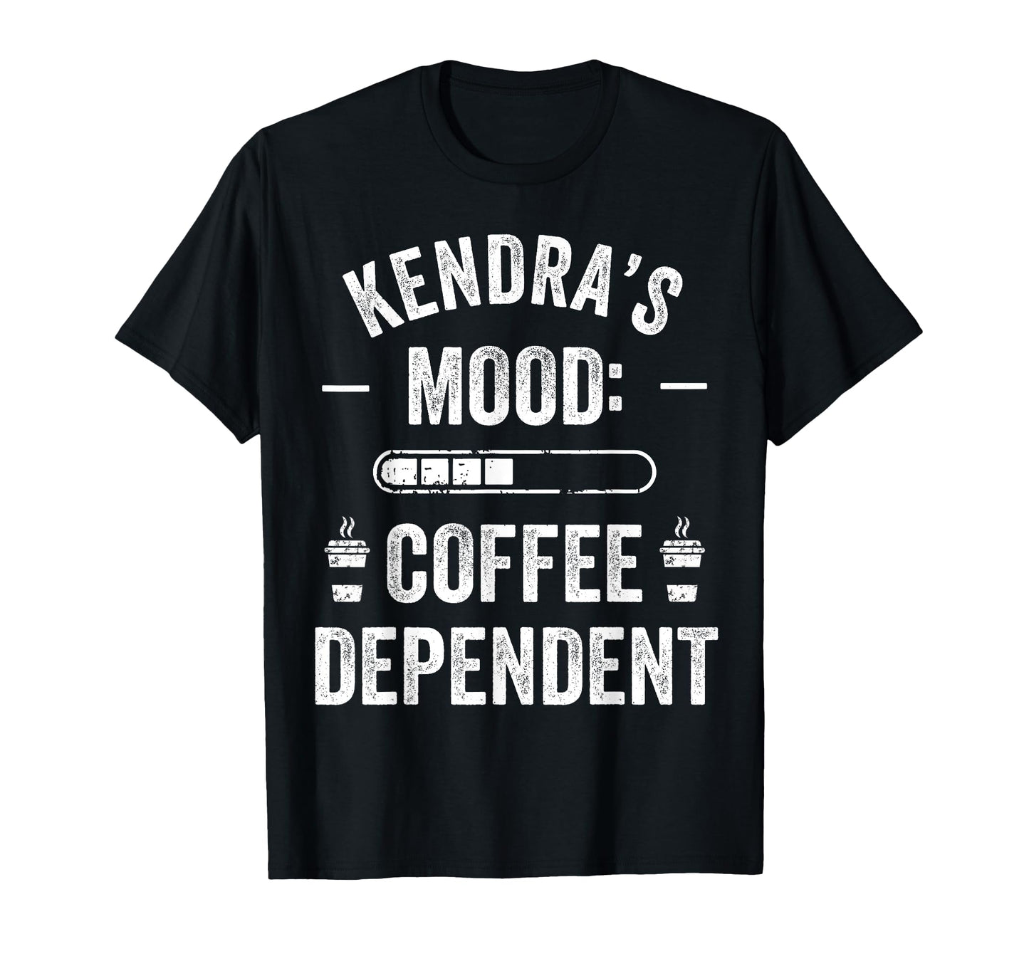 KENDRA Personalized Cute Coffee Girls KENDRA Name T-Shirt
