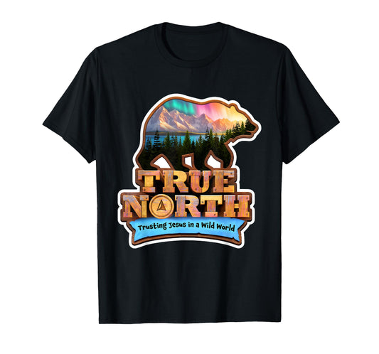 True North VBS 2025 Christian Trusting Jesus Wilderness T-Shirt