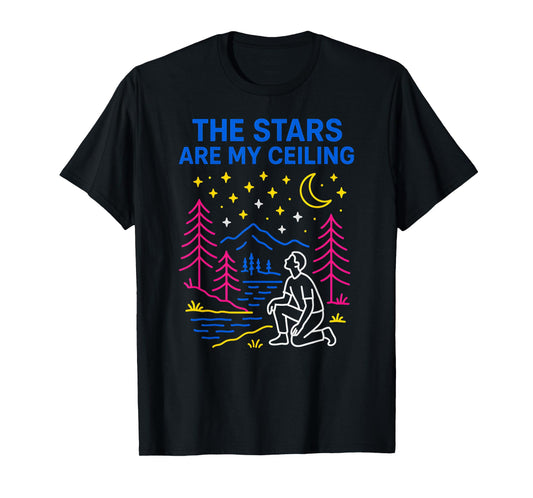 Creation The Stars are My Ceiling Cool Womens Christian T-Shirt