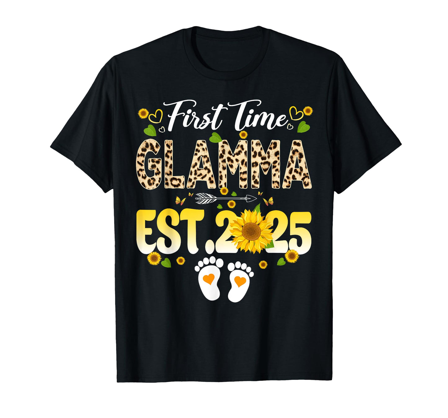 Soon to be Glamma 2025 Mother's Day First Time Mom Pregnancy T-Shirt