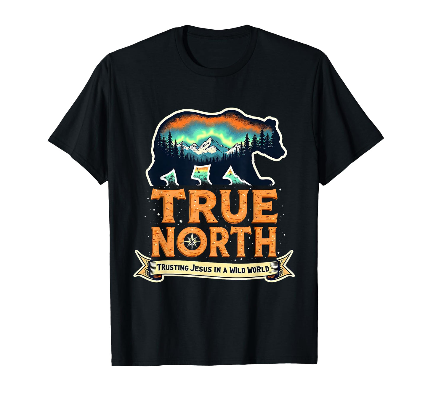 True North VBS 2025 Christian Trusting Jesus Wilderness T-Shirt