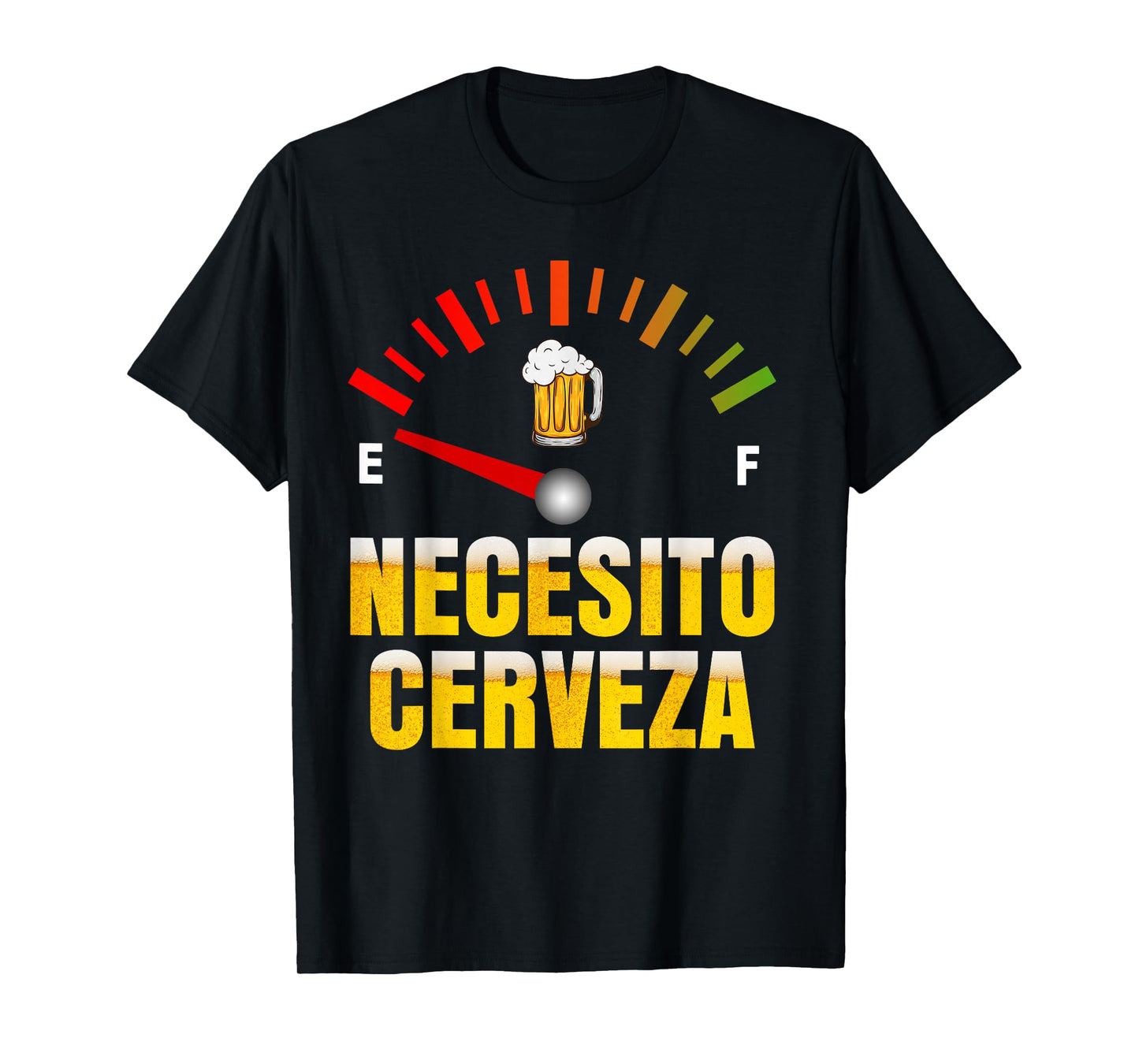 Necesito Cerveza I Need Beer in Spanish Mardi Gras Bbq Party T-Shirt