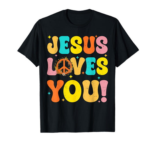 Jesus Loves You Christian Toddler Girls Boys Kids T-Shirt