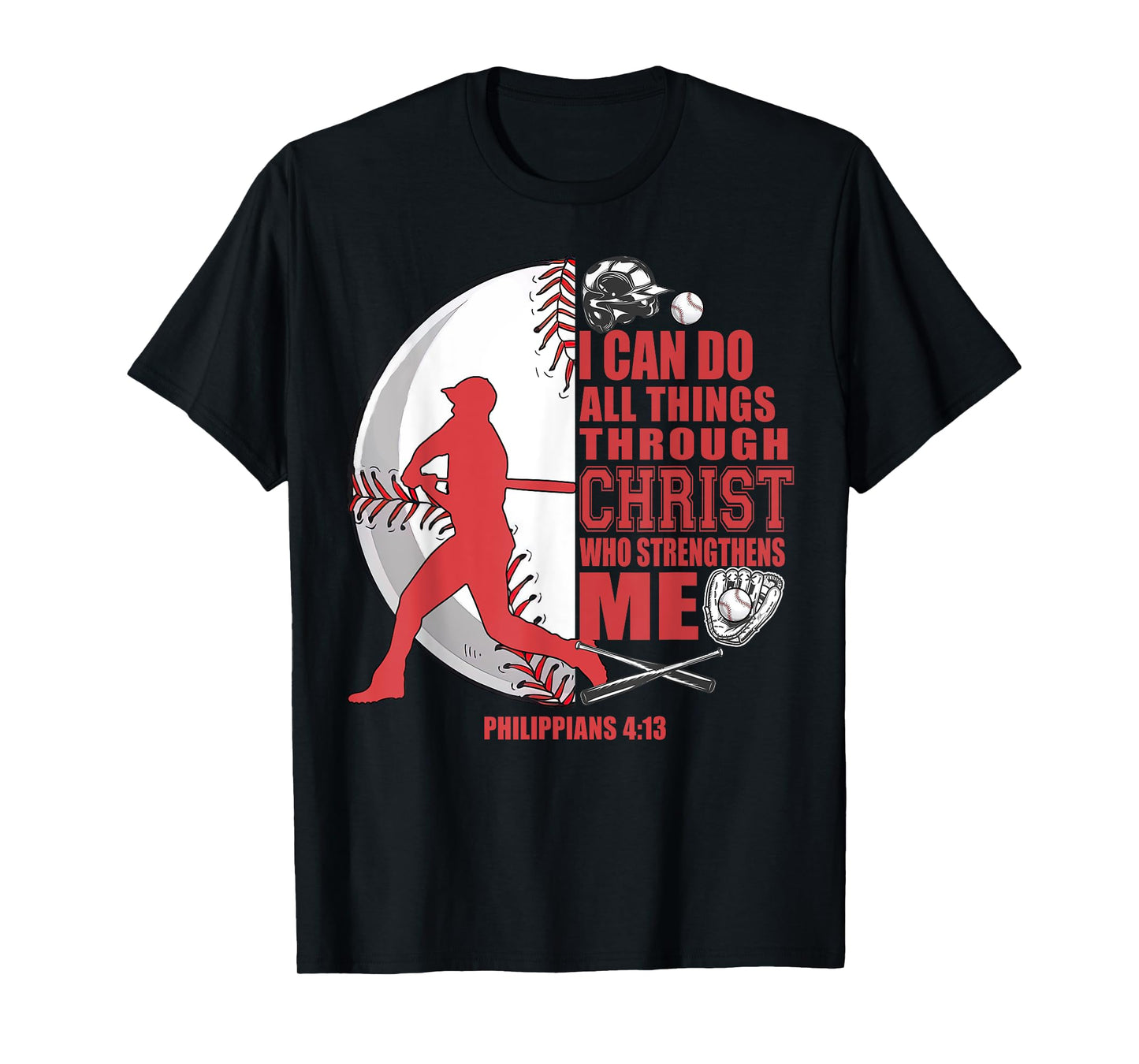 Baseball-Shirt Kids Christ Boys Girls Bible Verse Cute T-Shirt