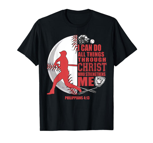 Baseball-Shirt Kids Christ Boys Girls Bible Verse Cute T-Shirt