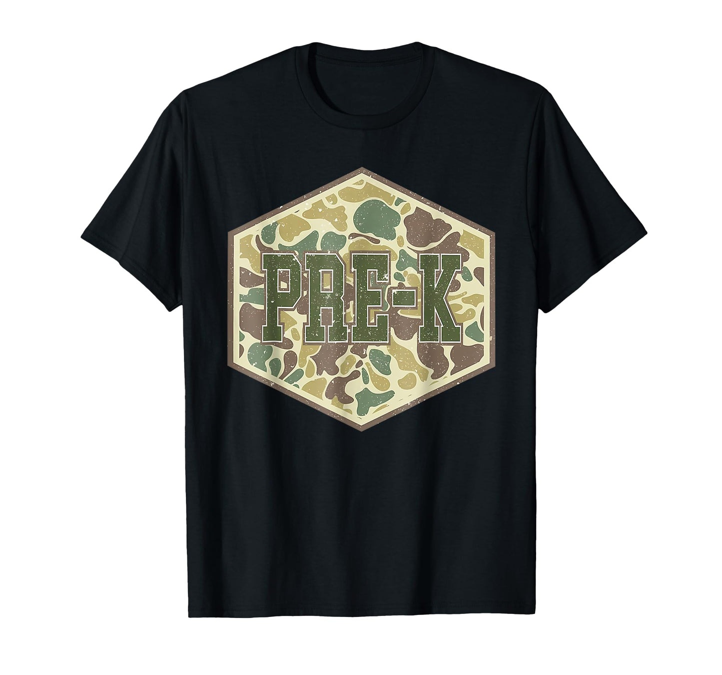 Retro Back to School Boys Old Camo Pre-K T-Shirt