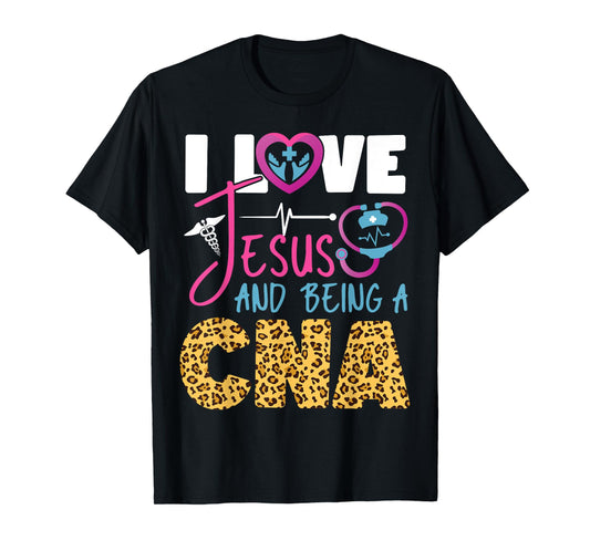 CNA Nurse Certified Nursing Assistant Jesus Faith Christian T-Shirt