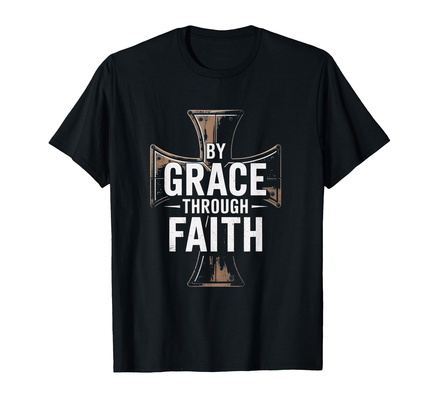 Ephesians 2:8-9 Graceful Faith Christian Tee T-Shirt