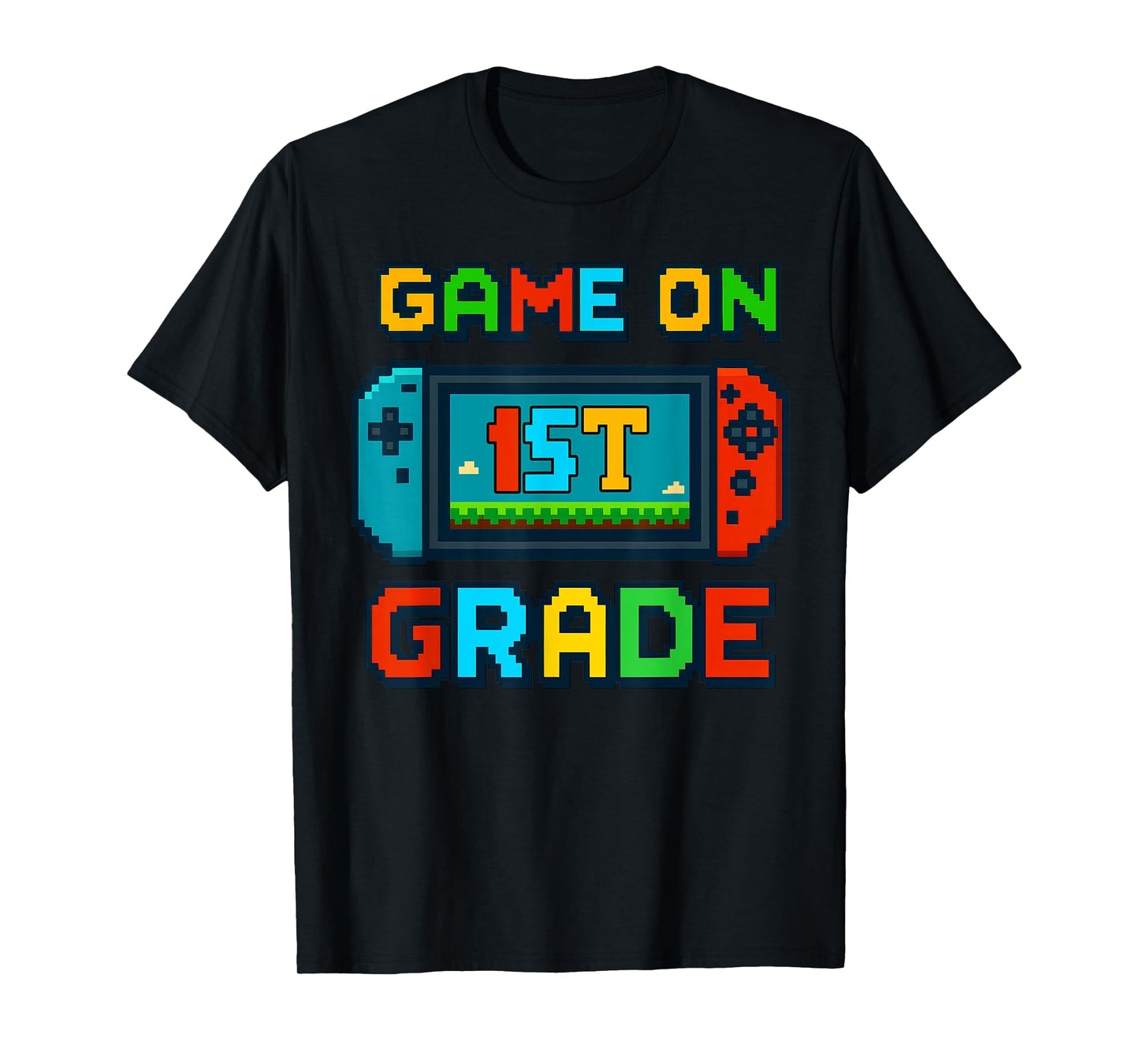 Game On 1st Grade Back to School Video Gamer First Grade T-Shirt