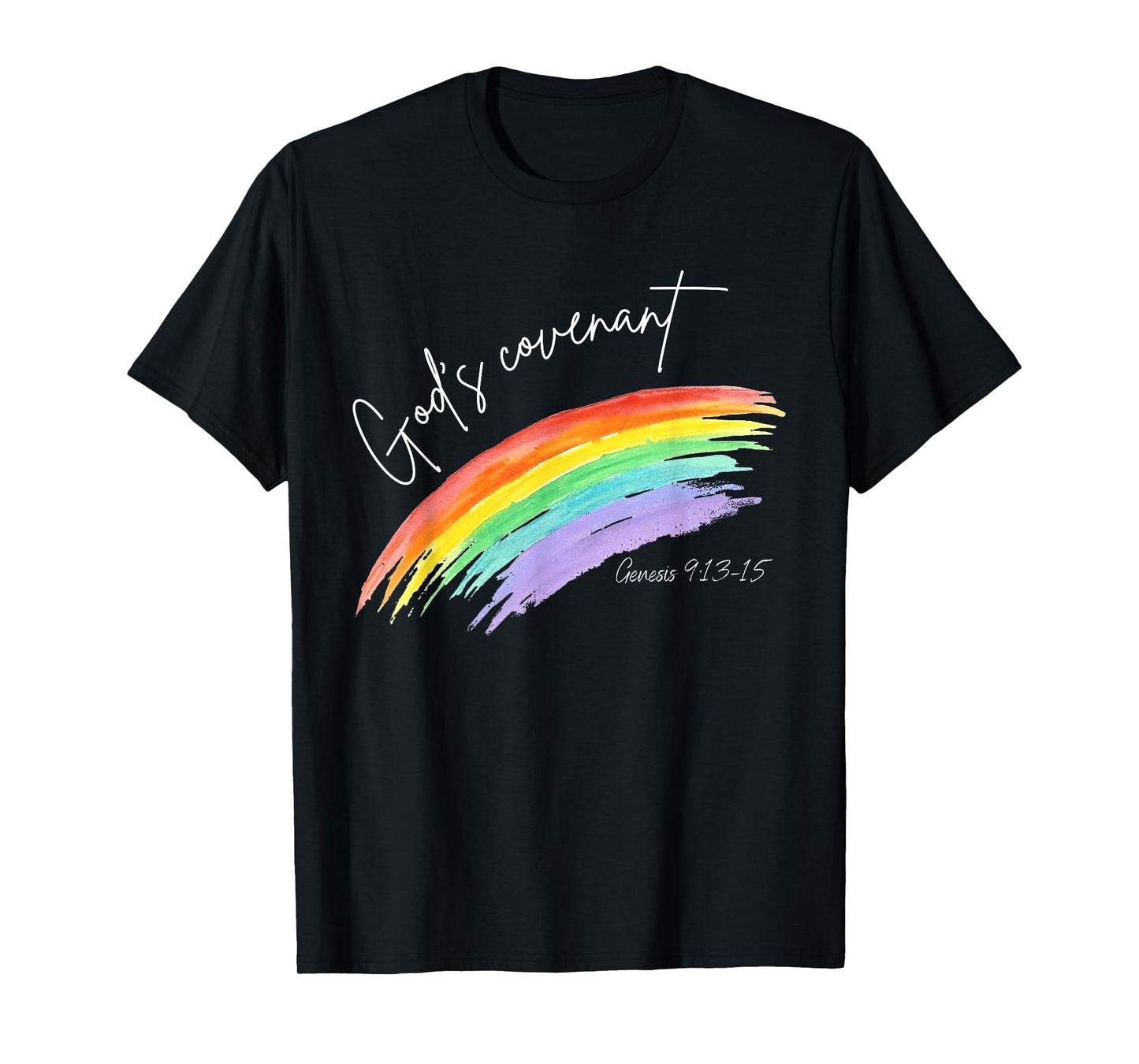 God's Covenant Genesis 9:13-15 Rainbow God's Believers T-Shirt