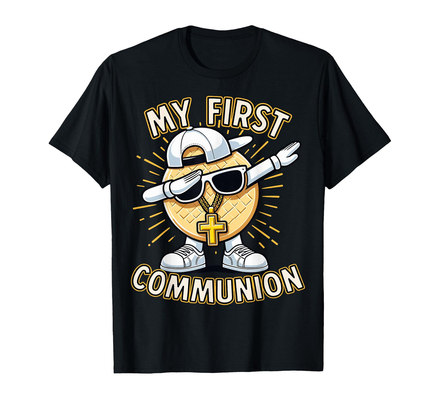 Communion Dabbing Wafer Funny 1st Communion T-Shirt