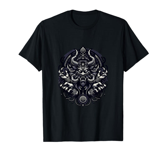 Dark Spirit Rakshasa Hindu Demon Horror Thriller Graphic T-Shirt