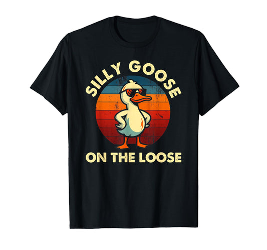 Silly Goose Shirt, Graphic Tees Men, Funny Shirts for Men T-Shirt