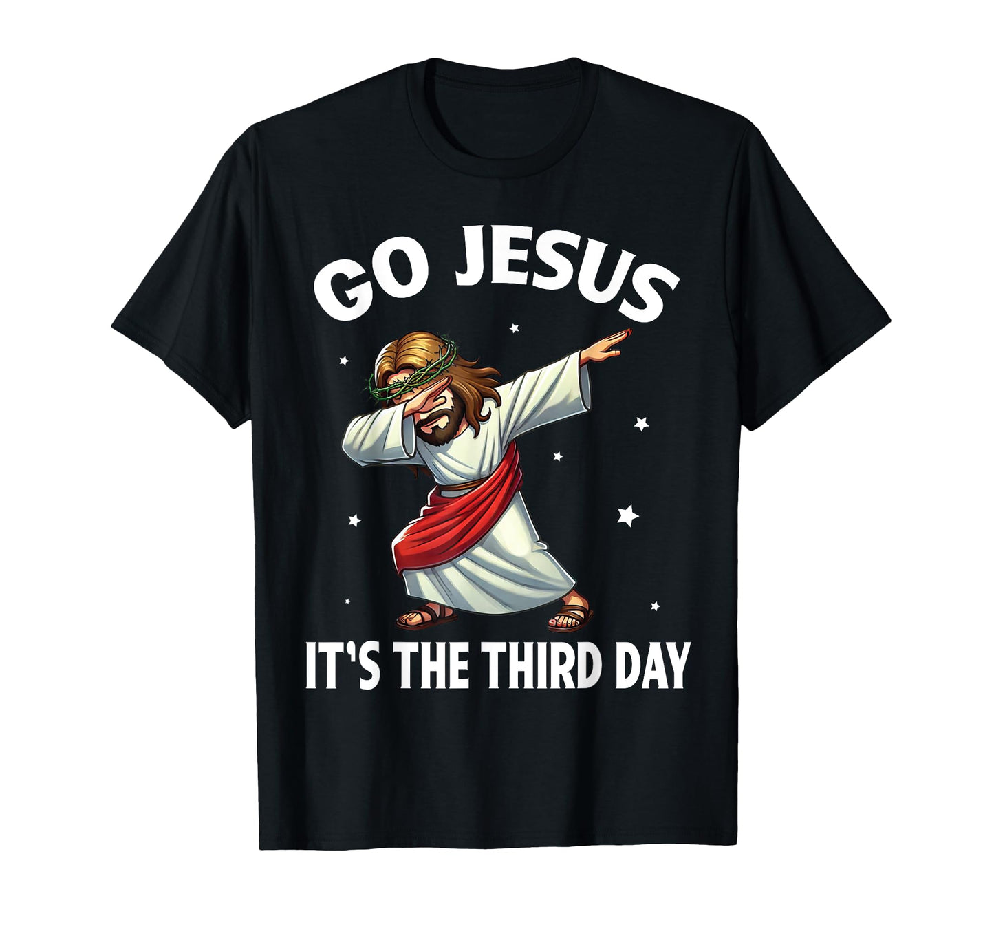 Dabbing With Stars Go Jesus It's the Third Day Christians T-Shirt