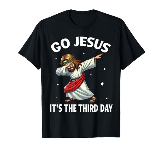 Dabbing With Stars Go Jesus It's the Third Day Christians T-Shirt