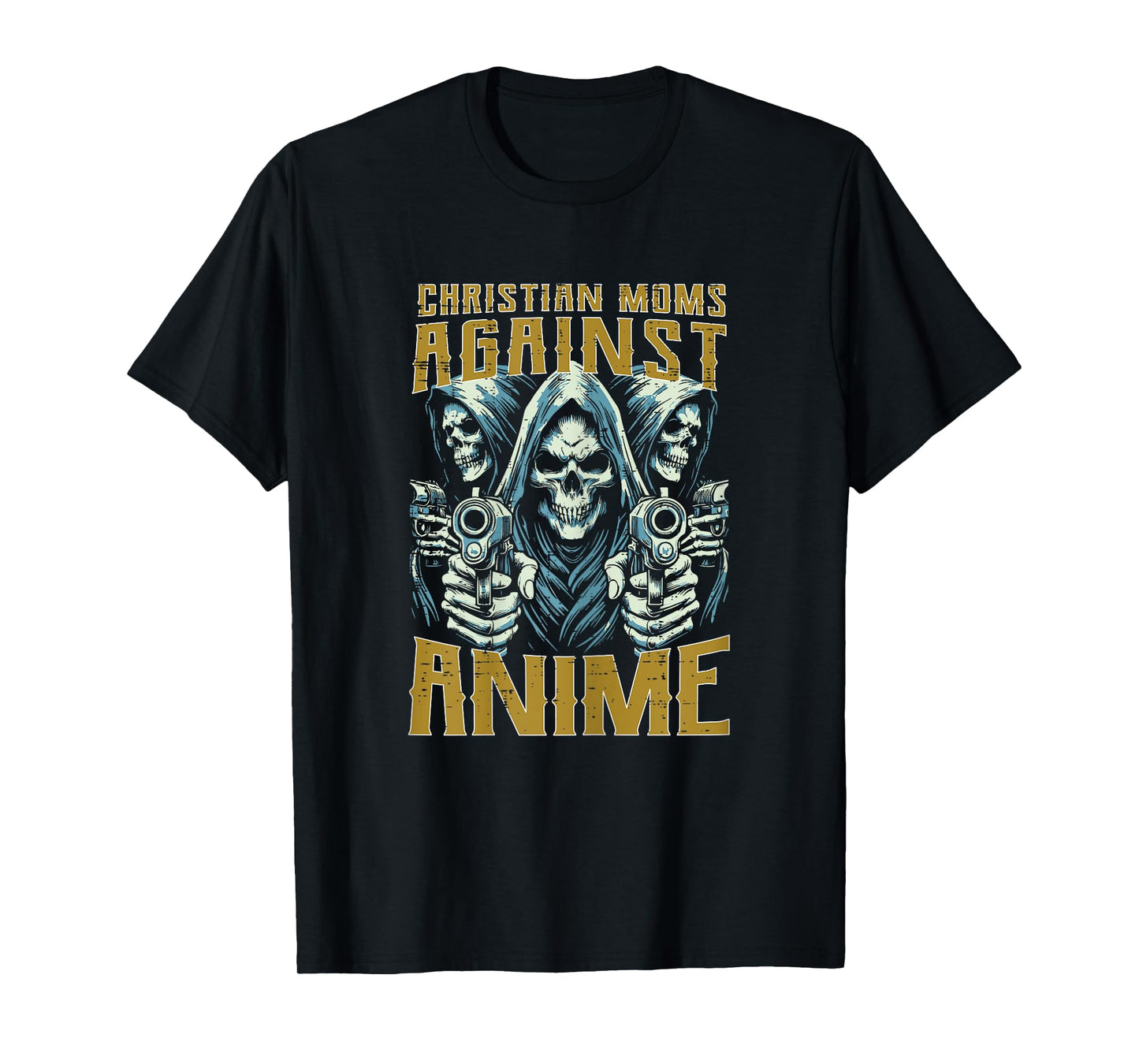 Christian Mom Against Anime Funny Bootleg Cringe Mama Women T-Shirt